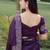 Women wine Art silk handloom saree