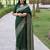 Women green Art silk handloom saree