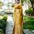 Women mustarad Art silk handloom saree