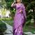 Women light purple Art silk handloom saree