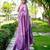 Women light purple Art silk handloom saree