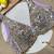 Lavender mirror work cotton sleeveless blouse