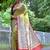 Women yellow Art silk handloom saree