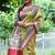 Women yellow Art silk handloom saree