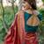 Women maroon Art silk handloom saree