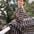 Women black Art silk handloom saree