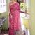 Women pink Art silk handloom saree