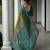 Women green Art silk handloom saree