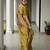 Women mehndi Art silk handloom saree