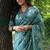 Women multicolor Art silk handloom saree