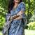 Women multicolor Art silk handloom saree