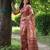 Women multicolor Art silk handloom saree