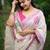 Women multicolor cotton handloom saree