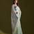 Women grey cotton handloom saree