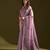 Women purple cotton handloom saree