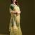 Women light yellow cotton handloom saree