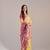 Women yellow cotton handloom saree