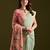 Women pink cotton handloom saree