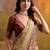 Women beige cotton handloom saree