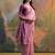 Women light pink cotton handloom saree