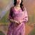 Women light pink cotton handloom saree