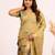 Women pista cotton handloom saree