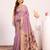 Women purple cotton handloom saree