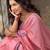 Women pink Art silk handloom saree