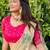 Women beige Art silk handloom saree