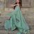 Women rama Art silk handloom saree