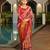 Women multicolor Art silk handloom saree