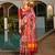 Women multicolor Art silk handloom saree