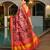 Women multicolor Art silk handloom saree