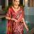 Women multicolor Art silk handloom saree