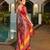 Women multicolor Art silk handloom saree