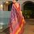 Women multicolor Art silk handloom saree