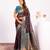 Women wine Art silk handloom saree