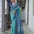 Women rama Art silk handloom saree