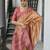 Women yellow Art silk handloom saree