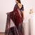 Women coffey Art silk handloom saree