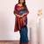Women rama Art silk handloom saree