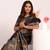 Women wine Art silk handloom saree