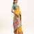 Women yellow Art silk handloom saree