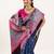 Women red Art silk handloom saree