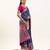 Women red Art silk handloom saree
