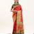 Women green Art silk handloom saree