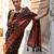 Women black Art silk handloom saree