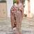 Women cream art silk handloom saree