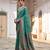 Women rama Art silk handloom saree