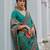 Women rama Art silk handloom saree